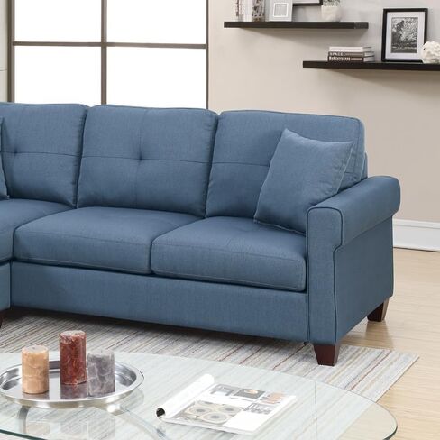 2 PCS SECTIONAL in Blue in Kuwait