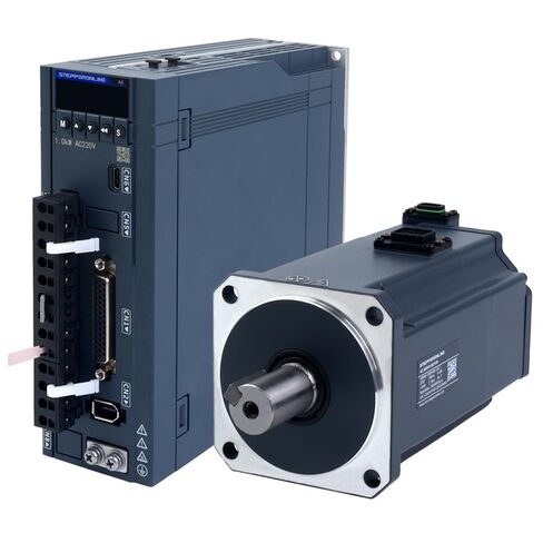 STEPPERONLINE AC Servo Motor kit A6 Series 1000W Servo Motor 3000rpm 3.18Nm with Brake 17 Bit Absolute Encoder IP67 + 1000W Impuls/RS485/analoger AC Servo Motor Driver+ 3.0M Cabels in Kuwait
