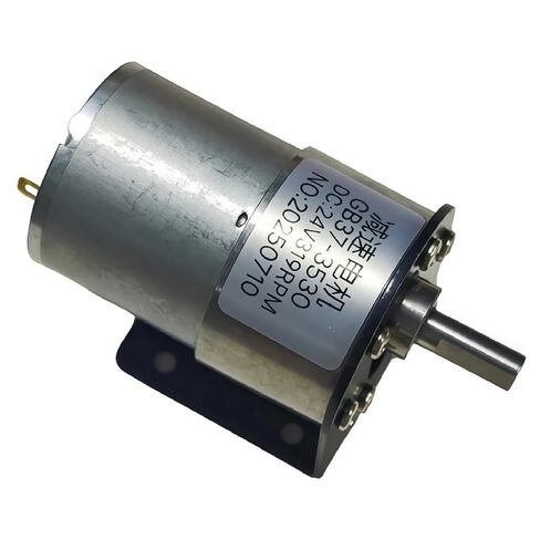 JGB37-3530 DC Gear Motor, 37mm All Metal Gearbox, High Torque Eccentric Shaft, 12V 6 RPM Geared Motor with CE Certification (Motor 107rpm 24V) in Kuwait