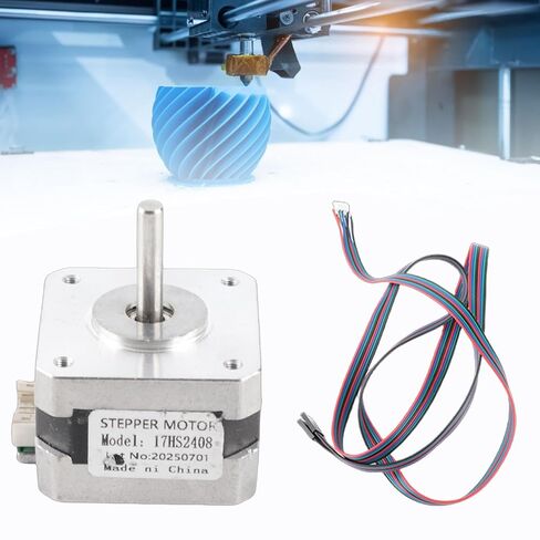 17 Stepper Motor, Mini 17HS2408 Stepper Motor 3D Printer Motors, 4 Wires Cables in Kuwait