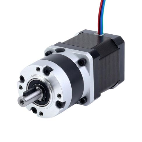 STEPPERONLINE Nema 17 Stepper Motor Bipolar L=48mm w/Gear Ratio 5:1 MG Series Planetary Gearbox in Kuwait