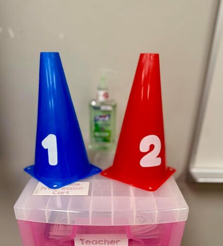 Restroom Cone Cue Classroom Restroom Management System | Visual restroom management system that limits bathroom traffic and reduces interruptions during instruction. in Kuwait