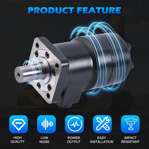 101-1012-009 | 101-1012 Hydraulic Motor | Direct Replacement for Eaton Char-Lynn H Series | Cast Iron High Torque | Displacement 160cc/r | Maximum Pressure 124BAR | 4-Hole Flange | in Kuwait