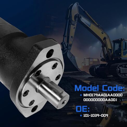 101-1039-009 Hydraulic Motor Replacement for Char-Lynn H Series, 17.9 cu in/rev Displacement 2-Bolt SAE-A Mount, High Torque Low Speed Orbital Motor for Mining Construction Agriculture in Kuwait