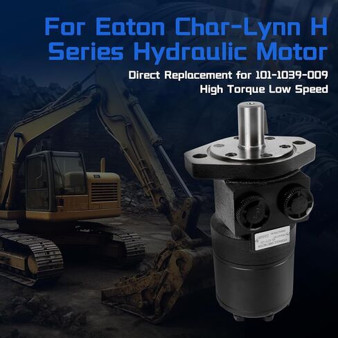 101-1039-009 Hydraulic Motor Replacement for Char-Lynn H Series, 17.9 cu in/rev Displacement 2-Bolt SAE-A Mount, High Torque Low Speed Orbital Motor for Mining Construction Agriculture in Kuwait