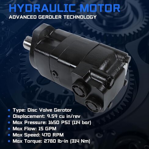 محرك هيدروليكي 104-1789-006 بديل لسلسلة Eaton Char-Lynn 2000، 9.59 متر مكعب في الإزاحة 2-Bolt SAE-A Mount، 470 دورة في الدقيقة 2780 رطل لكل بوصة مربعة محرك هيدروليكي عالي التحمل in Kuwait