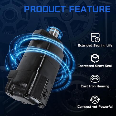 محرك هيدروليكي 104-1789-006 بديل لسلسلة Eaton Char-Lynn 2000، 9.59 متر مكعب في الإزاحة 2-Bolt SAE-A Mount، 470 دورة في الدقيقة 2780 رطل لكل بوصة مربعة محرك هيدروليكي عالي التحمل in Kuwait