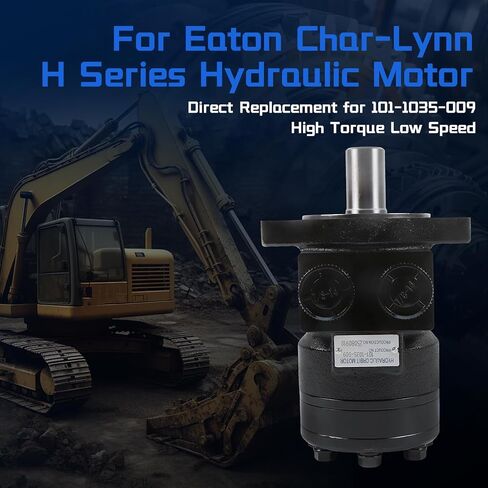 101-1035-009 Hydraulic Motor Replacement for Eaton Char-Lynn H Series, 5.9 cu in/rev Displacement 585 RPM 1800 PSI 15 GPM Low Speed High Torque Gerotor Motor in Kuwait