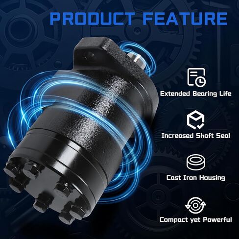 101-1035-009 Hydraulic Motor Replacement for Eaton Char-Lynn H Series, 5.9 cu in/rev Displacement 585 RPM 1800 PSI 15 GPM Low Speed High Torque Gerotor Motor in Kuwait