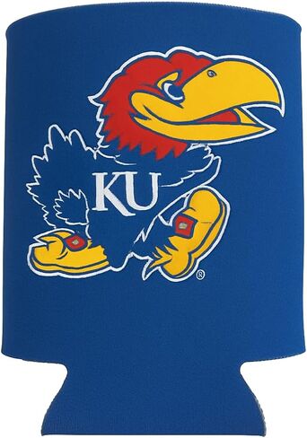 Desert Cactus The University of Kansas Can Insulator Jayhawks KU Beverage Cooler 1 Pack Foam 12oz Can Holder Single Sided (Design A) in Kuwait
