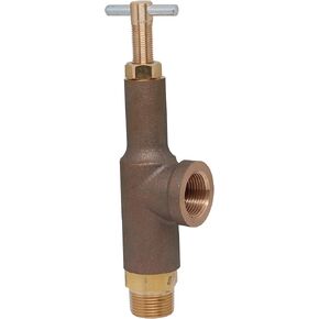 صمام تخفيف الضغط النحاسي من Valley Industries - 700 رطل لكل بوصة مربعة، منافذ 1/2 بوصة (RV12-700B-CSK) in Kuwait