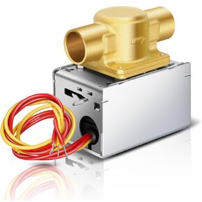 for Honeywell V8043e1012 Zone Valve, 3/4" Sweat Zone Valve Perfect Replacement for a Failed Honeywell Valve for Heating Loop System (Connection = 18" Leads), Easy to Install in Kuwait