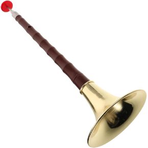 FAVOMOTO Traditional Chinese Suona Wind Instrument Plastic Abs Resin Suona Imitation Rosewood Ebony Gold Finish Lightweight Ethnic Music Instrument for Beginners and Practice in Kuwait