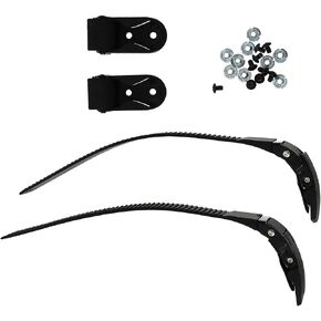 PRETYZOOM Roller Skate Buckle Straps Set with Ratchet Buckle and Screws, Universal Replacement Roller Skates Accessories for Adult, Black Durable Belts for Skating Shoes in Kuwait