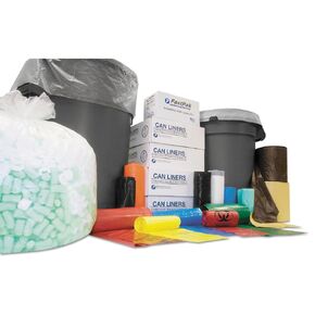 بطانات العلب المؤسسية منخفضة الكثافة SL3339XHW2 من Inteplast Group، 33 جالونًا، 0.70 مل، 33 × 39، أبيض (علبة بها 150) in Kuwait
