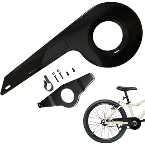Bike Chain Cover, Bike Chain Guard Fit for 32-36 Teeth Universal Bicycle Chain Guard Kids Sturdy Bike Chain Cover for Bike Accessories Black, Bike Chain Guard, Standard in Kuwait