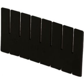 مقسم بلاستيك من Lewisbins، أسود، 9 5/8 بوصة طول، 5 بوصة ارتفاع DV1050 XL - 1 لكل منهما in Kuwait