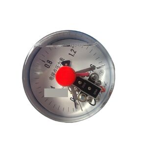 1pc YNXC100 4" Shock-Proof Magnetic Help 100mm Oil Liquid Filled Electric Contact Pressure Gauge Manometer, Brass Bottom Thread(-0.1Mpa-0) in Saudi Arabia