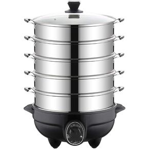WANGLIN Stainless Steel Slow Cooker Food Steamer Pot Warmer Electric Commercial, in Kuwait