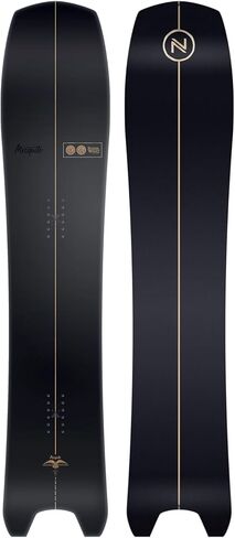 Nidecker The Mosquito Freeride Snowboard - شكل عائم اتجاهي، ثبات عالي السرعة، مرونة قوية - جميع الجبال، مسحوق in Kuwait
