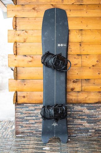 Nidecker The Mosquito Freeride Snowboard - شكل عائم اتجاهي، ثبات عالي السرعة، مرونة قوية - جميع الجبال، مسحوق in Kuwait