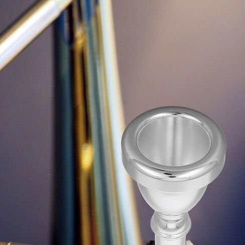 نحاس مطلي بالفضة من جارنيك مع تصميم مريح، استبدال قطعة الفم توبا ووضوح صوت استثنائي، للموسيقيين المحترفين والطلاب الذين يستخدمون أدوات الترومبون والباس in Kuwait