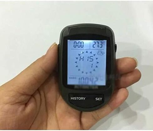 Generic Digital Altimeter Vehicle Altitude Meter, Multifunctional Outdoor Mountaineering Compass Barometer, Fishing in Kuwait
