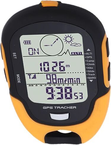 Generic Portable Compass Altimeter Barometer with Historical Data Tracking for Hiking Camping in Kuwait