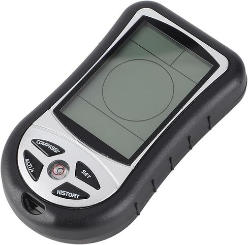 Black Multi Function Digital Altimeter Barometer Compass Weather Forecast Tool for Outdoor Hiking Camping Mountaineering in Kuwait