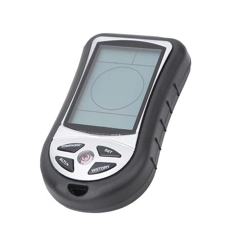 GOWENIC Handheld Altitude Gauge, Electronic Navigation Compass Barometer with Thermometer, 8 in 1 Outdoor Altimeter Ideal for Mountaineering Camping Hiking in Kuwait