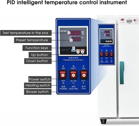 Constant Temperature Drying Oven, Digital Blast Lab Stainless Steel for Laboratory and Industrial Use, 16L in Kuwait