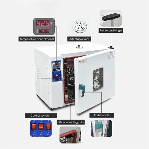 Constant Temperature Drying Oven, Digital Blast Lab Stainless Steel for Laboratory and Industrial Use, 16L in Kuwait