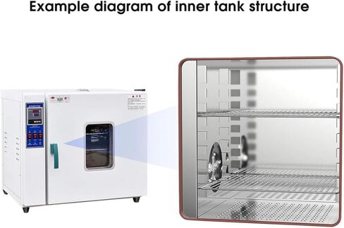 Constant Temperature Drying Oven, Digital Blast Lab Stainless Steel for Laboratory and Industrial Use, 16L in Kuwait