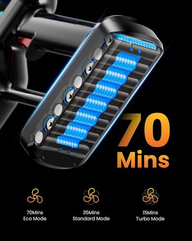 Cordless Vacuum Cleaner, 65KPA 650W 70Mins Stick Vacuum Cordless with Three Suction Modes, Self-Standing&LED Touch Screen, Anti-Tangle Brush, Vacuum Cleaners for Home/Pet Hair/Carpet in Kuwait