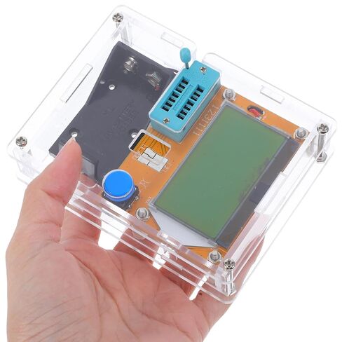 جهاز اختبار الترانزستور الرسومي العام مع شاشة LCD لقياس عالي الدقة للمكثفات والمحاثات والمقاومات، جهاز اختبار المكونات الإلكترونية سهل الاستخدام لمجموعة الاختبارات الكهربائية in Kuwait