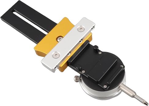 Adjustable Length 130 mm to 220 mm Table Saw Calibration Tool with Shockproof Dial Gauge - Stainless Steel Measuring Rod for Woodworking Band Saw and Shop Machinery. in Kuwait