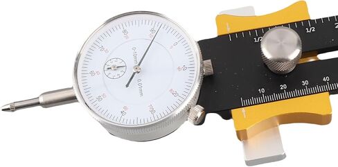 Adjustable Length 130 mm to 220 mm Table Saw Calibration Tool with Shockproof Dial Gauge - Stainless Steel Measuring Rod for Woodworking Band Saw and Shop Machinery. in Kuwait