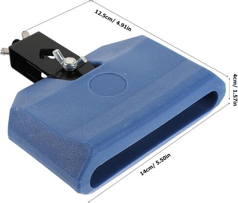 Blue Latin Percussion Block with Mounting Clamp for Drum Kit & Live Performance in Kuwait