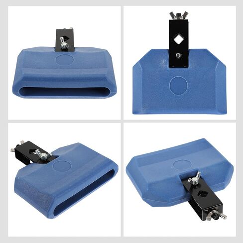 Blue Latin Percussion Block with Mounting Clamp for Drum Kit & Live Performance in Kuwait
