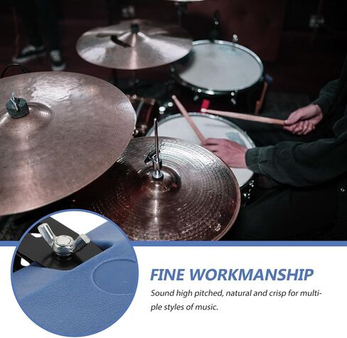 Blue Latin Percussion Block with Mounting Clamp for Drum Kit & Live Performance in Kuwait