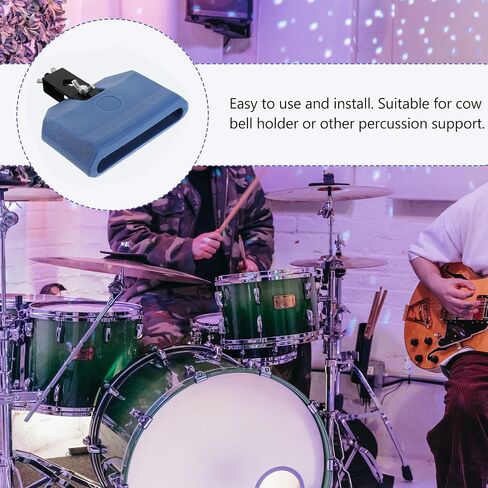 Blue Latin Percussion Block with Mounting Clamp for Drum Kit & Live Performance in Kuwait