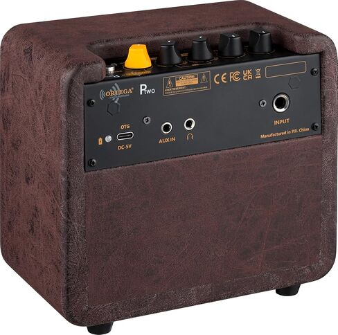 Ortega Guitars PTWO Bundle 12-Watt Bluetooth® Pocket Acoustic Amplifier with Built-In Effects w/Pro gig bag (PTWO-BU) in Kuwait