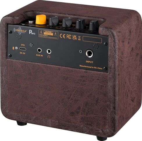 Ortega Guitars PTWO Bundle 12-Watt Bluetooth® Pocket Acoustic Amplifier with Built-In Effects w/Pro gig bag (PTWO-BU) in Kuwait