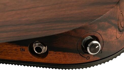 Ortega Digital Singer-Songwriter Percussion Stomp Box with 5 Samples, AAA Striped Ebony (HKPROX-SE) in Kuwait