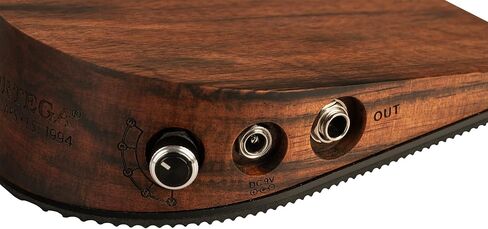 Ortega Digital Singer-Songwriter Percussion Stomp Box with 5 Samples, AAA Striped Ebony (HKPROX-SE) in Kuwait