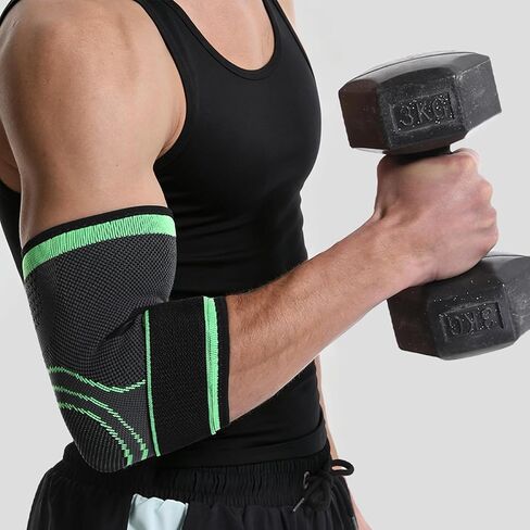 Multifunctional Elbow Cover Gym Training Flexible Nylon Texture Suitable for Any Day Ease Sport Accessory in Kuwait