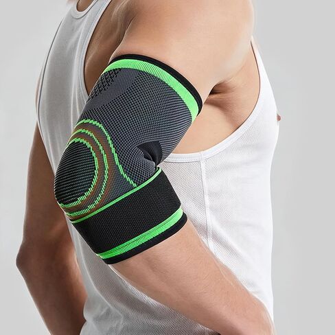 Multifunctional Elbow Cover Gym Training Flexible Nylon Texture Suitable for Any Day Ease Sport Accessory in Kuwait
