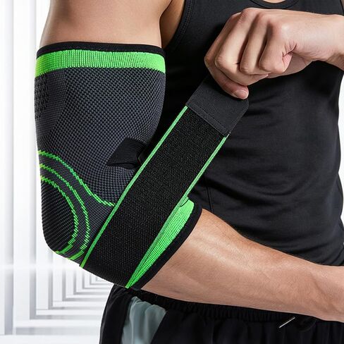 Multifunctional Elbow Cover Gym Training Flexible Nylon Texture Suitable for Any Day Ease Sport Accessory in Kuwait