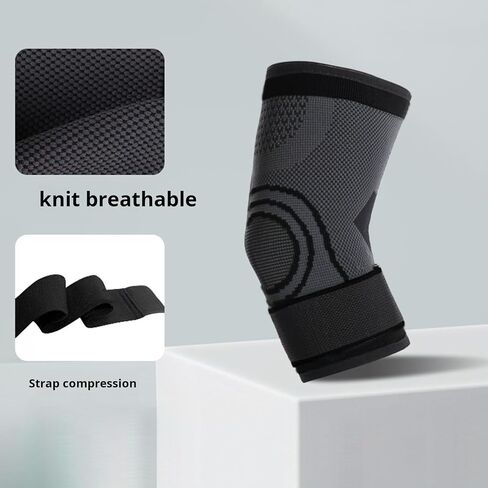 Multifunctional Elbow Cover Gym Training Flexible Nylon Texture Suitable for Any Day Ease Sport Accessory in Kuwait