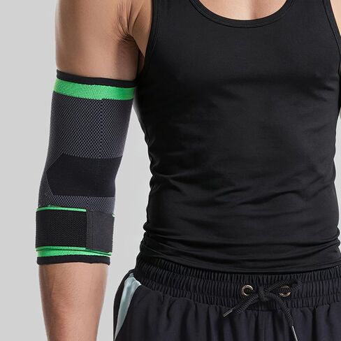 Multifunctional Elbow Cover Gym Training Flexible Nylon Texture Suitable for Any Day Ease Sport Accessory in Kuwait